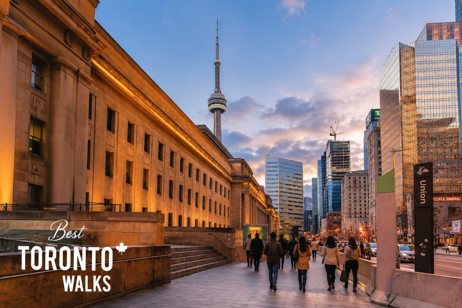Best Toronto walks, free city self-guided routes, Heritage Toronto Saturday walks, key neighbourhoods 11 Best Toronto walks