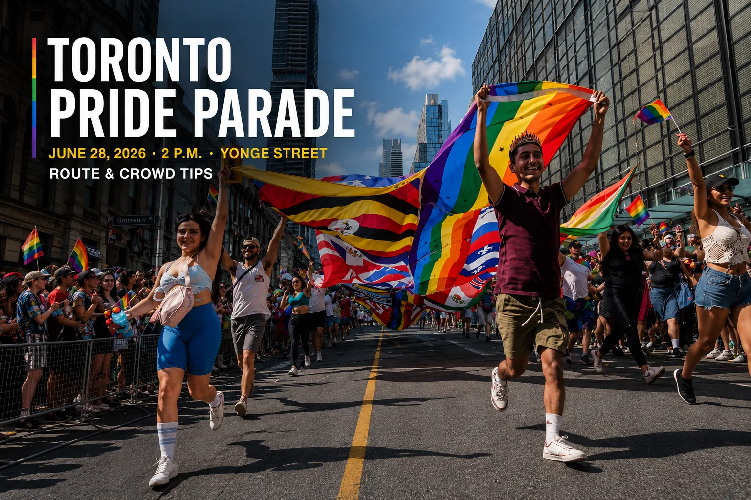 Toronto Pride Parade, June 28, 2026, 2 p.m. on Yonge Street, route and crowd tips 1 Toronto Pride Parade