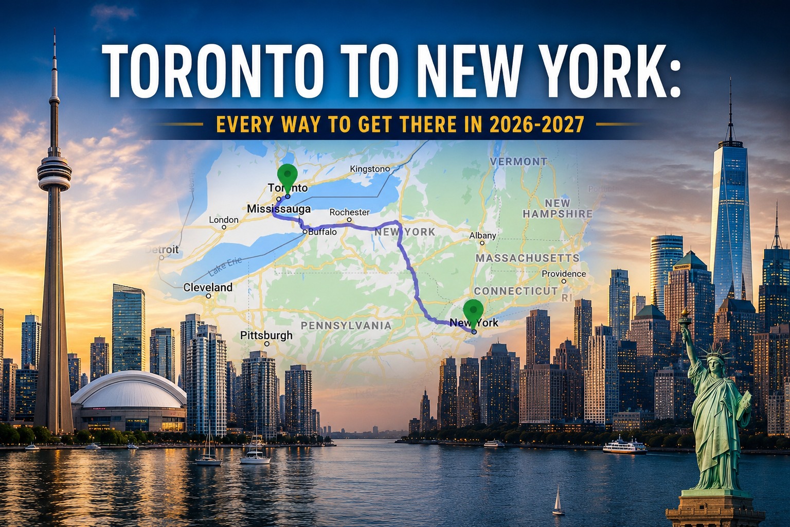 Toronto to New York: Every Way to Get There in 2026-2027 1 Toronto to New York