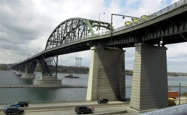 Toronto to New York: Every Way to Get There in 2026-2027 4 Cars queued at the border crossing between Canada and the United States